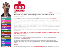 Tablet Screenshot of kingofhits.com